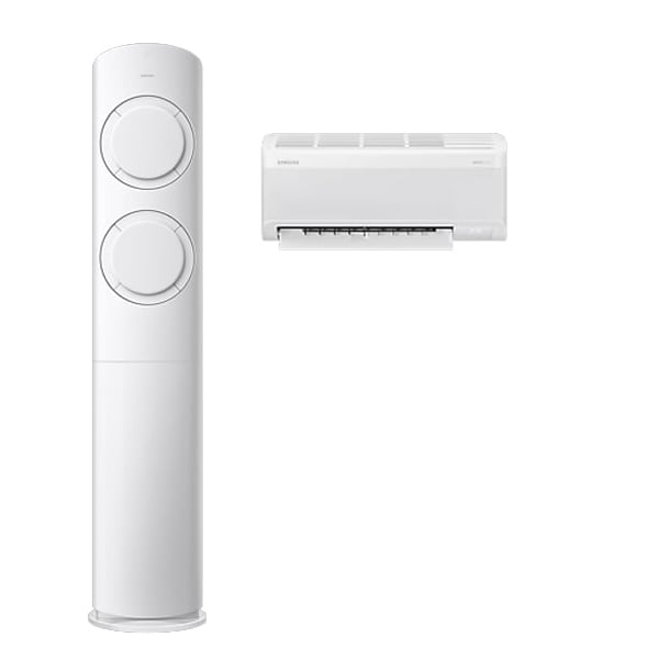 [삼성] [현장] AI Q9000 2in1 에어컨 19평형+6평형 (화이트)