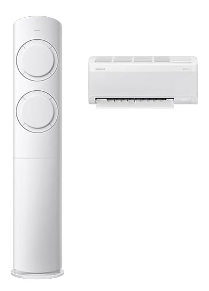 [삼성] AI Q9000 2in1 에어컨 19평형+6평형 (화이트)